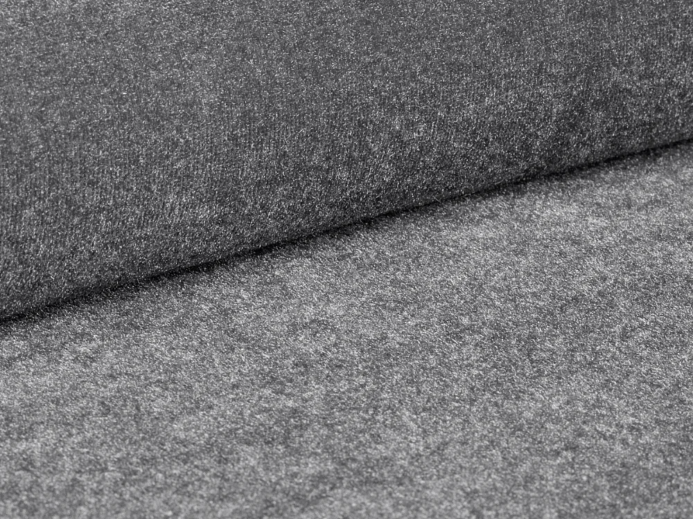 Lit rembourré avec rangement - 180 x 200 - lit double - velours - gris - Mali