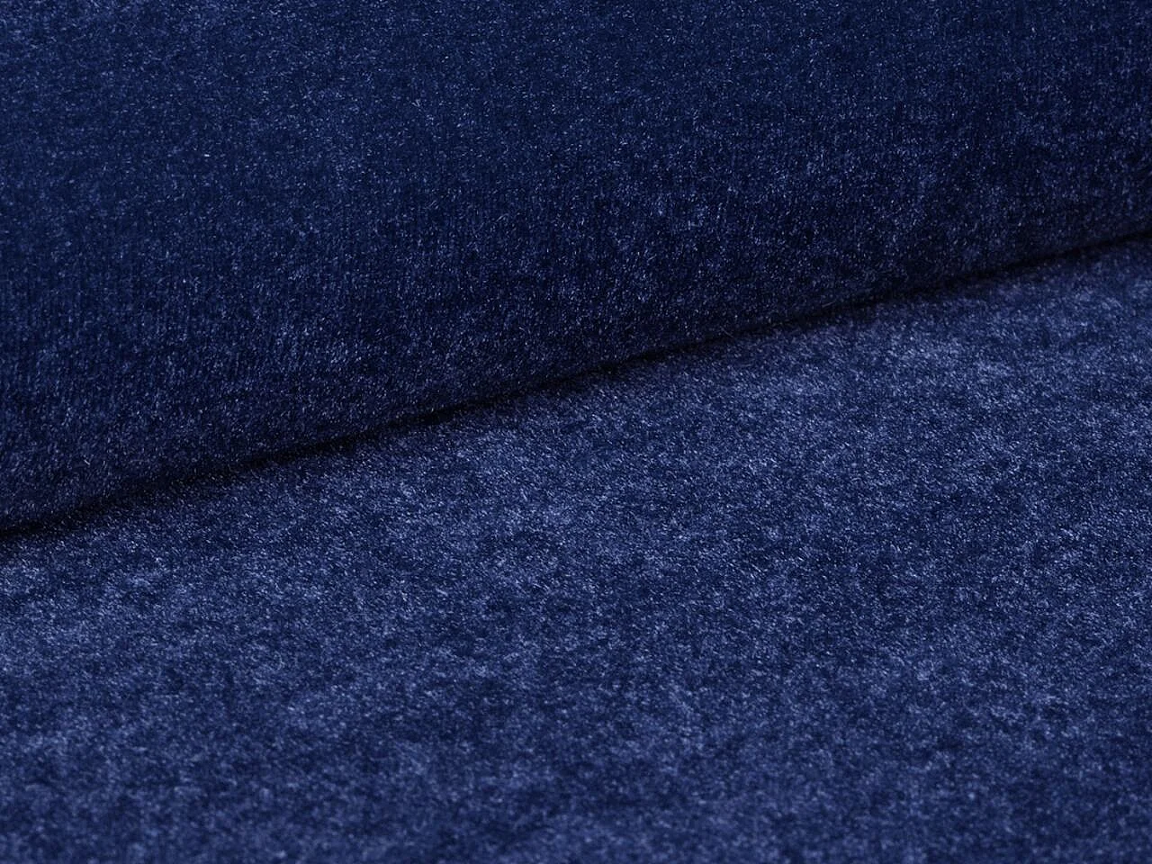 Lit rembourré avec rangement - 120 x 200 - lit double - velours - bleu - Mali