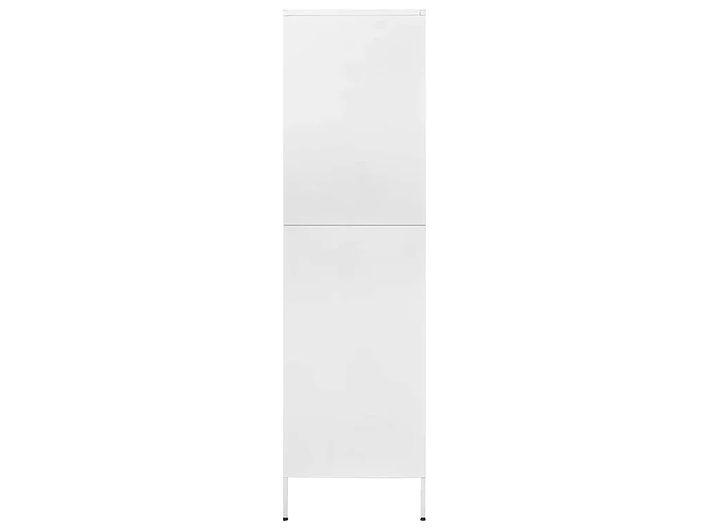 Garde-robe Blanc 90x50x180 cm Acier