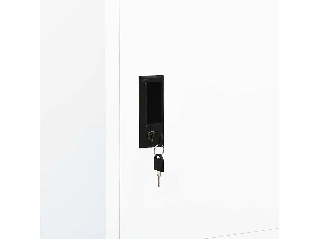 Armadio Bianco 80x50x180 cm in Acciaio