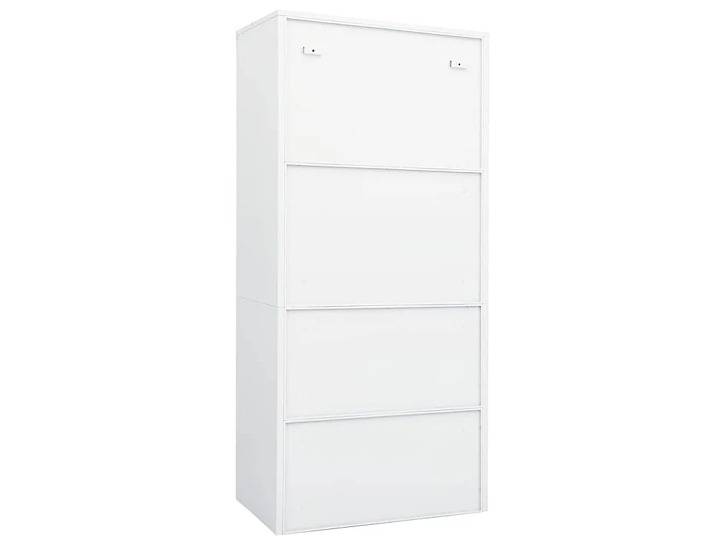 Armadio Bianco 80x50x180 cm in Acciaio