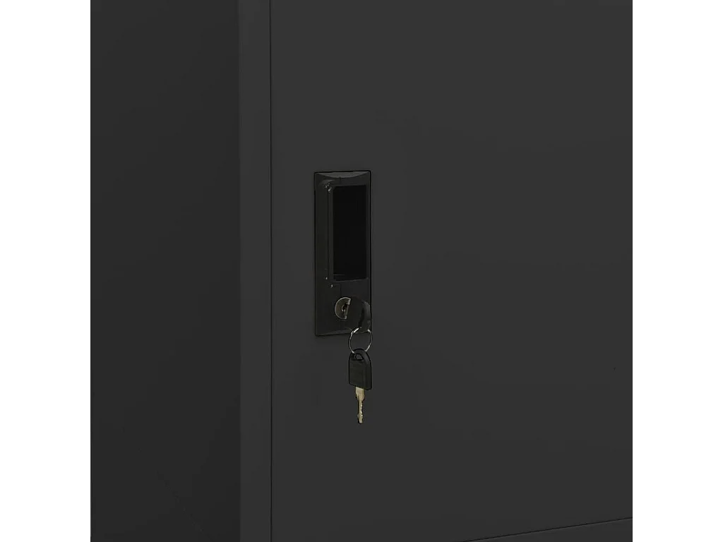 Armadio Antracite 80x50x180 cm in Acciaio