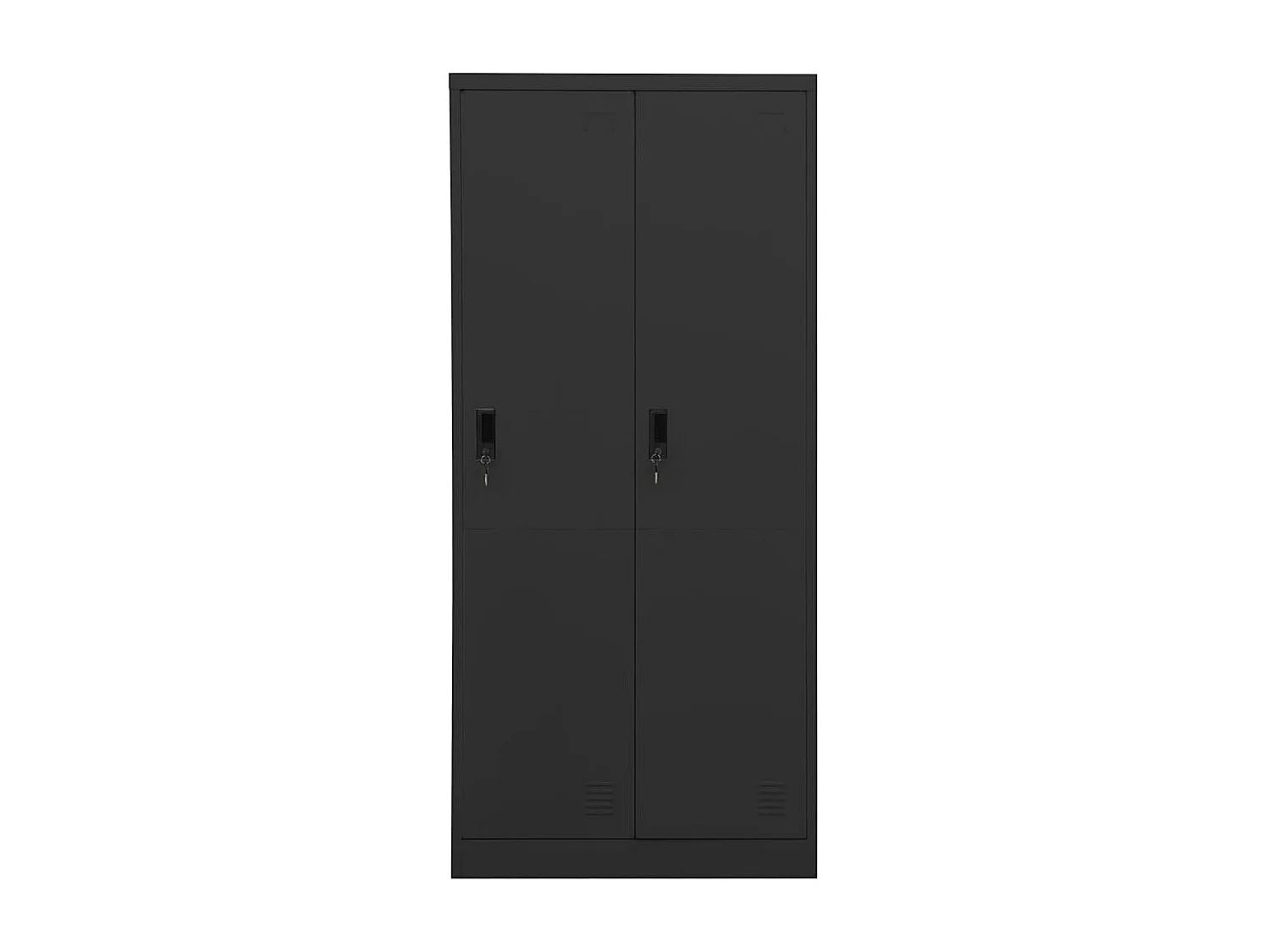 Garde-robe Anthracite 80x50x180 cm Acier