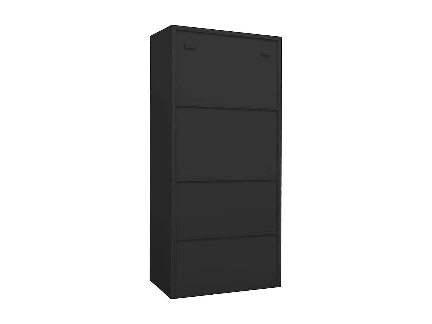 Garde-robe Anthracite 80x50x180 cm Acier
