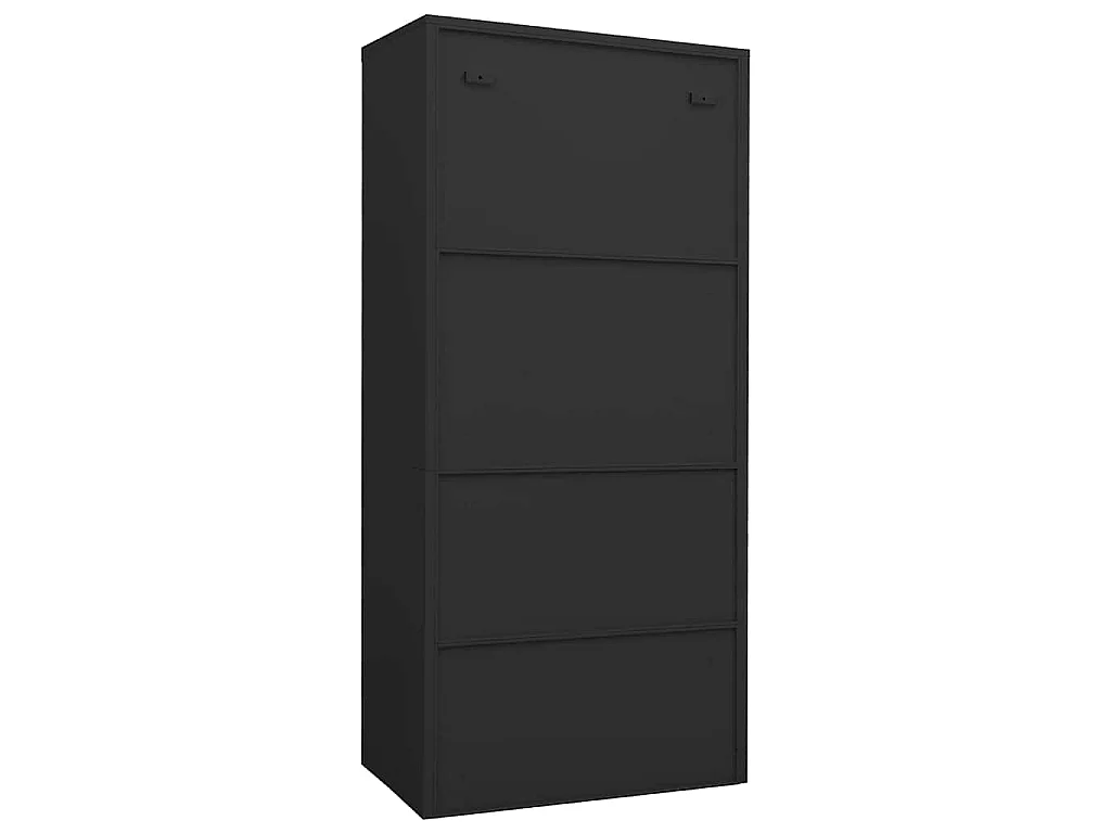 Garde-robe Anthracite 80x50x180 cm Acier