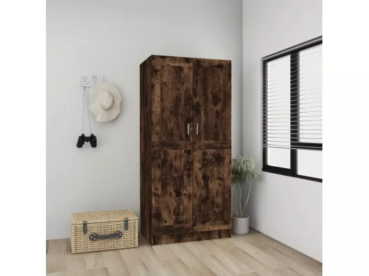 Kauf Unique Kleiderschrank Räuchereiche 82,5x51,5x180 cm Holzwerkstoff