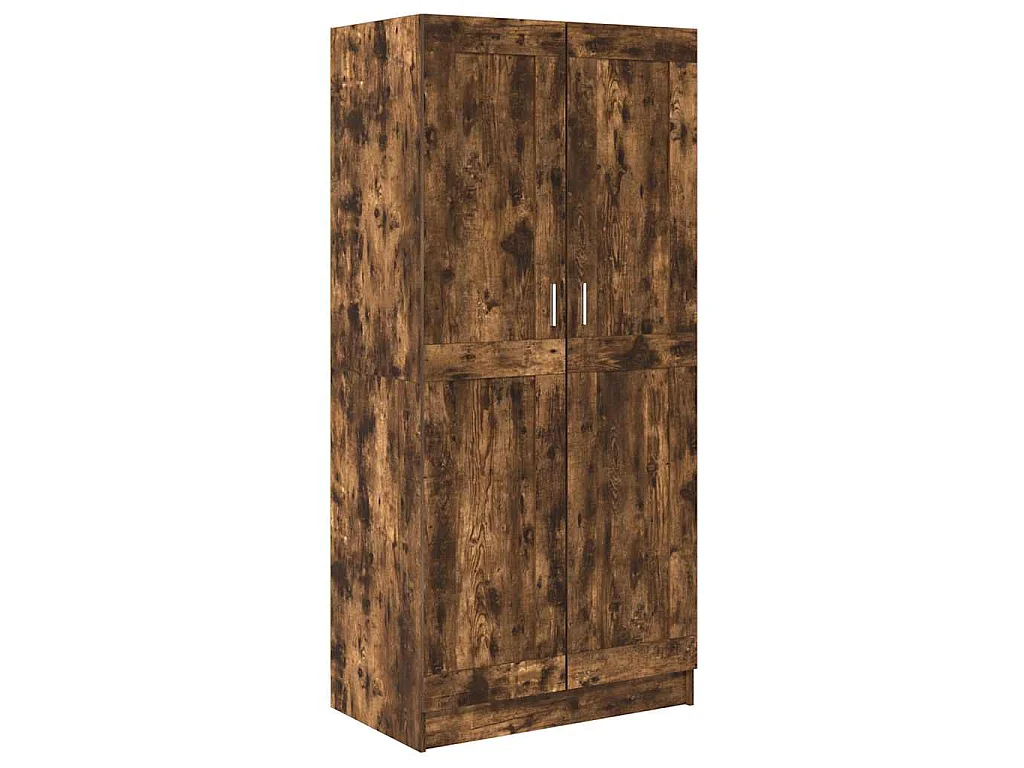Garde-robe Chêne fumé 82,5x51,5x180 cm Bois d'ingénierie