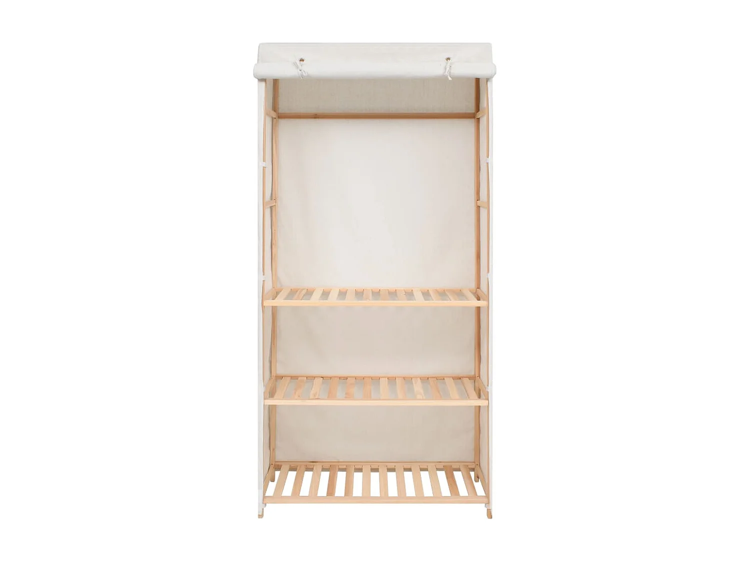 Kleiderschrank mit 3 Ebenen 79 x 40 x 170 cm