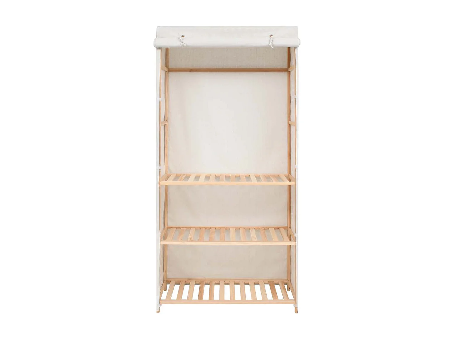 Armadio per Indumenti a 3 Ripiani 79x40x170 cm