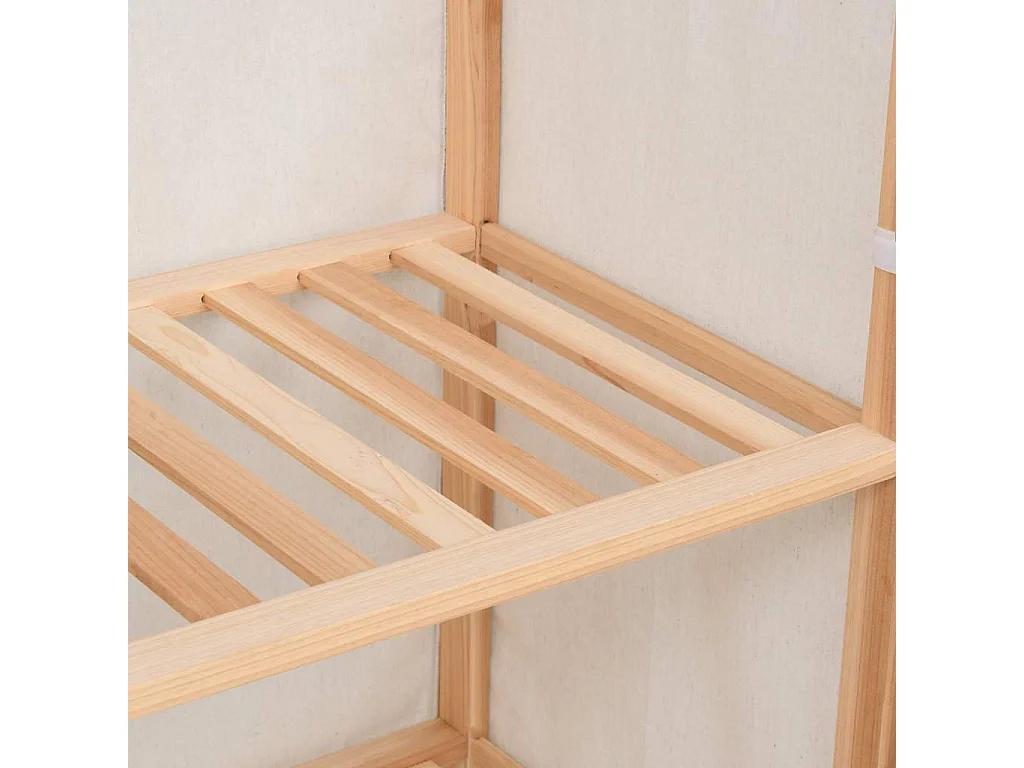 Armadio per Indumenti a 3 Ripiani 79x40x170 cm