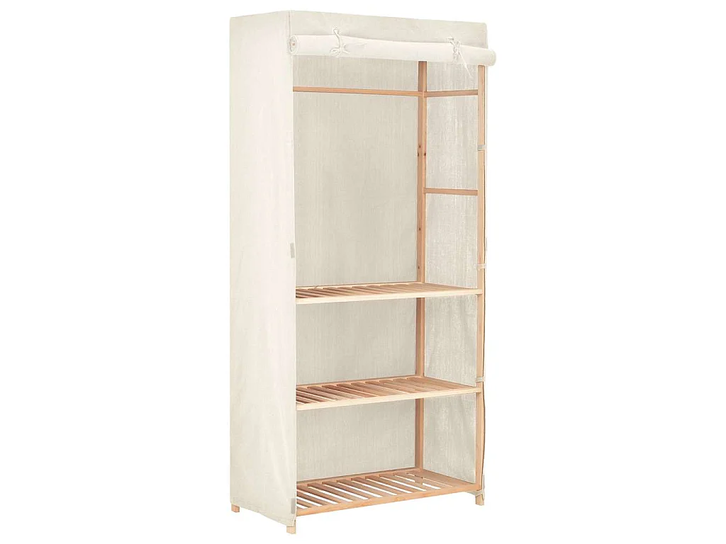 Garde-robe à 3 niveaux 79 x 40 x 170 cm