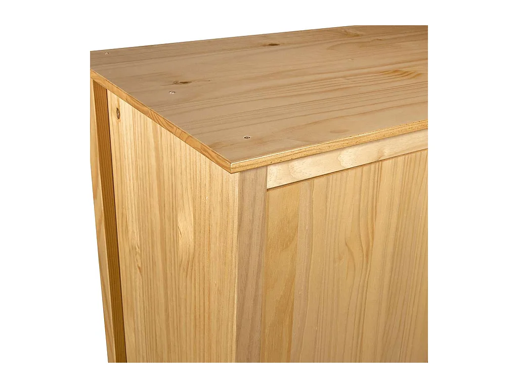 Garde-robe à 2 portes Hill 89x50x170 cm Bois de pin solide