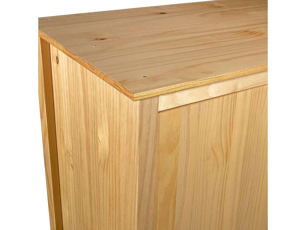 Armario de 2 puertas Hill madera maciza pino 89x50x170cm