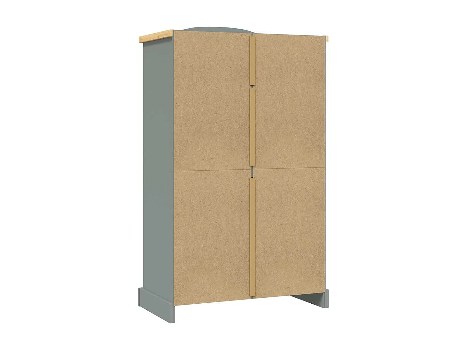 Armario madera de pino Mexicano estilo Corona gris 2 Puertas