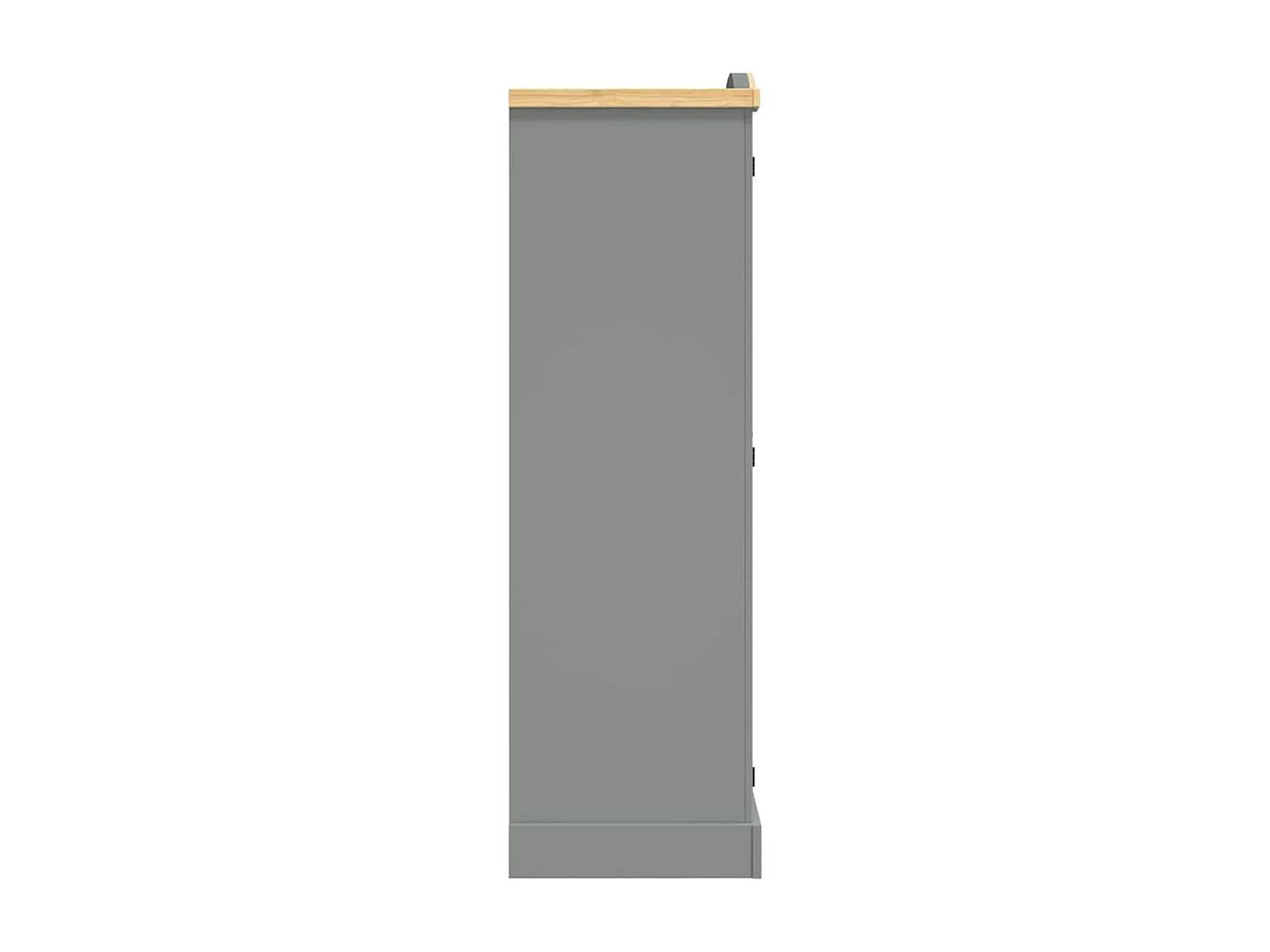 Garde-robe avec 2 portes Gamme Corona pin mexicain Gris