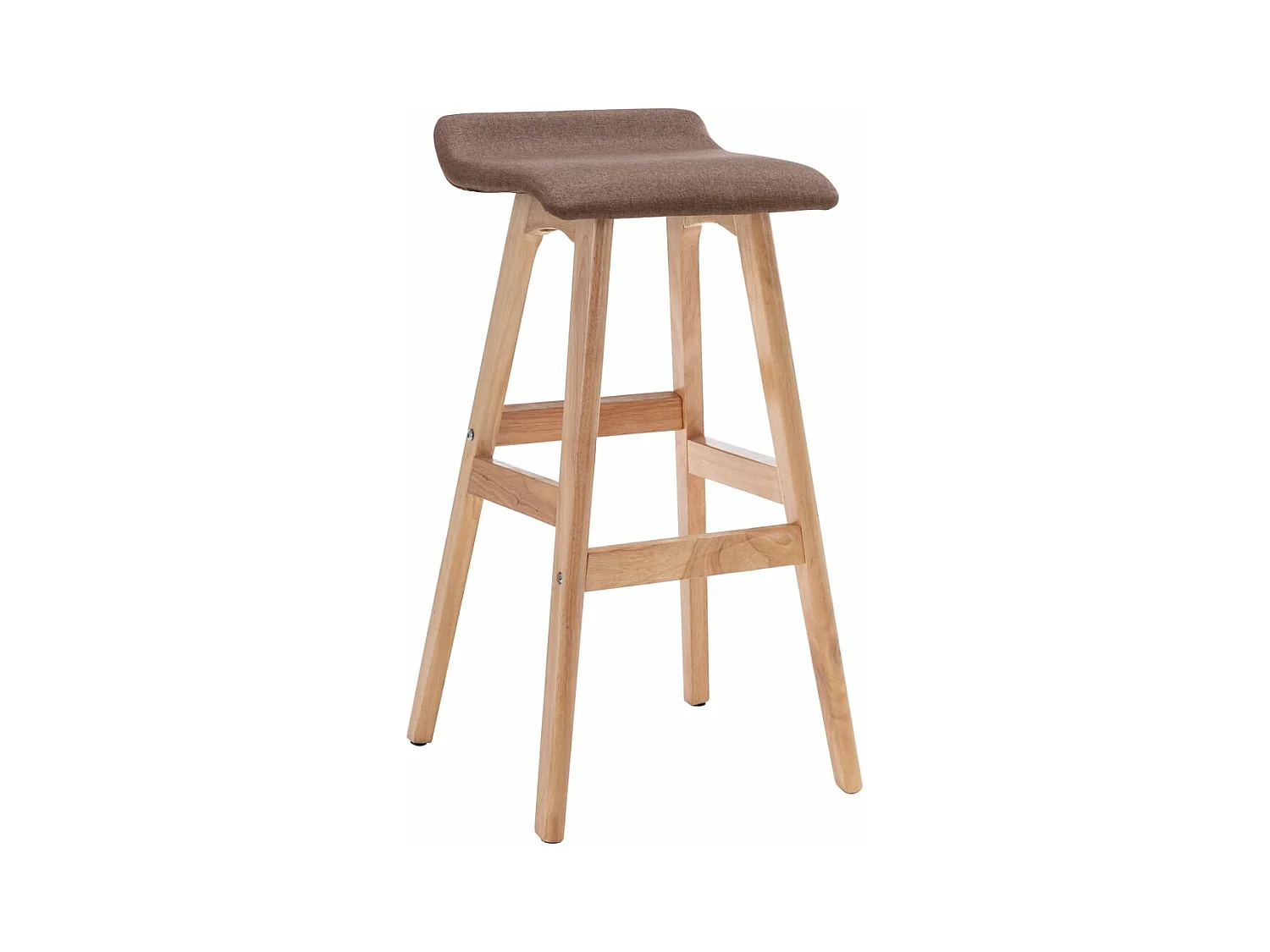 Chaise de bar Taupe Tissu