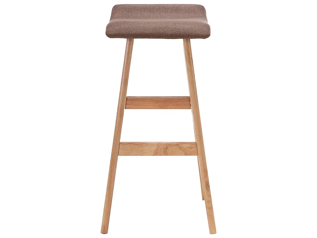 Taburete de cocina tela gris taupe