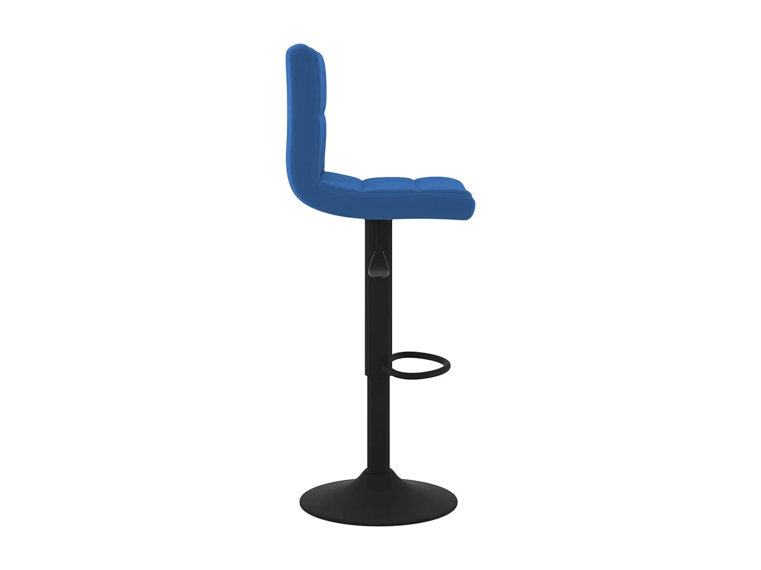 Barkrukken 2 st fluweel blauw