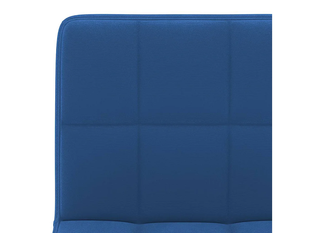 Barkrukken 2 st fluweel blauw