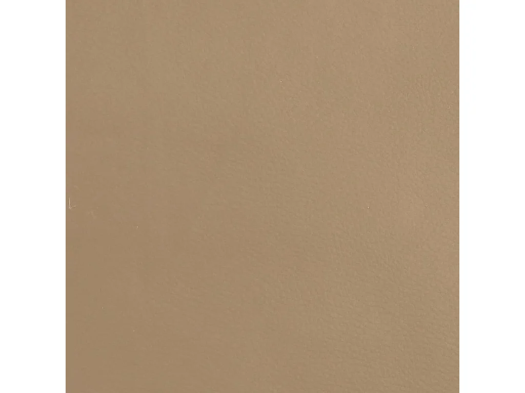 Voetenbank 60x60x36 cm kunstleer cappuccinokleurig