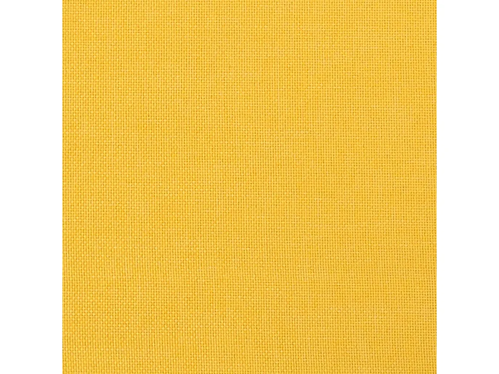 Repose-pied Jaune moutarde 45x29,5x35 cm Tissu et similicuir