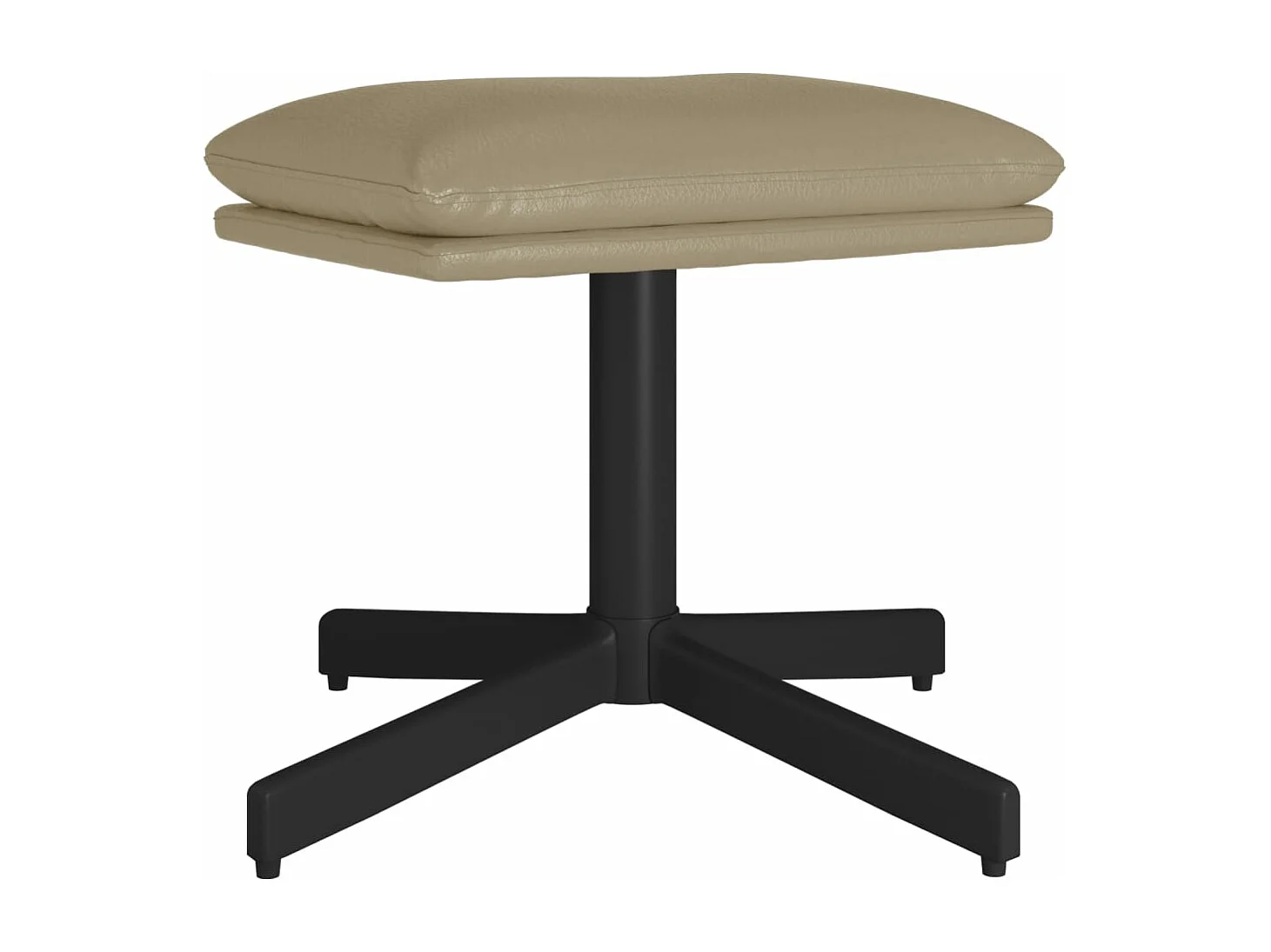 Repose-pied Cappuccino 60x60x36 cm Similicuir