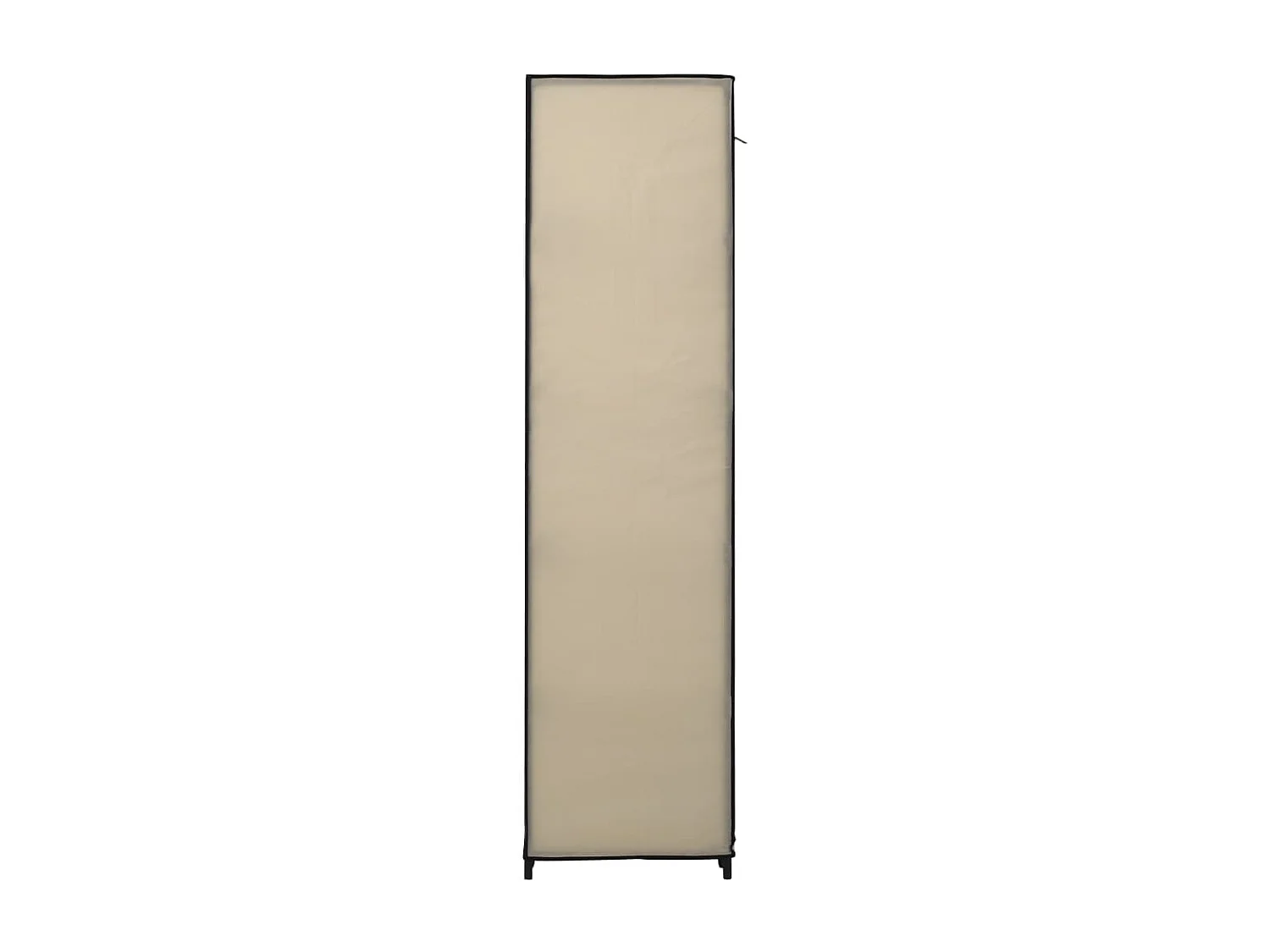 Garde-robe pliable Crème 110x45x175 cm Tissu