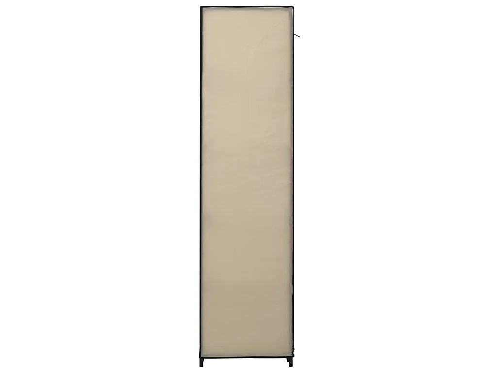 Garde-robe pliable Crème 110x45x175 cm Tissu