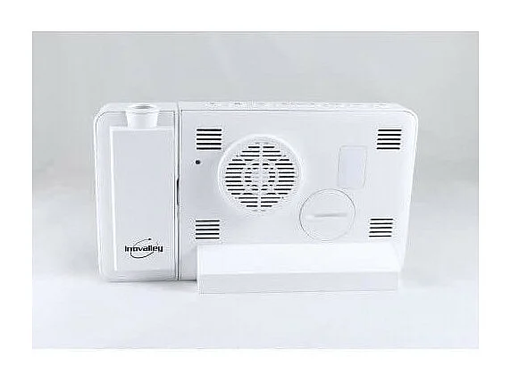 Radio-réveil projecteur design blanc