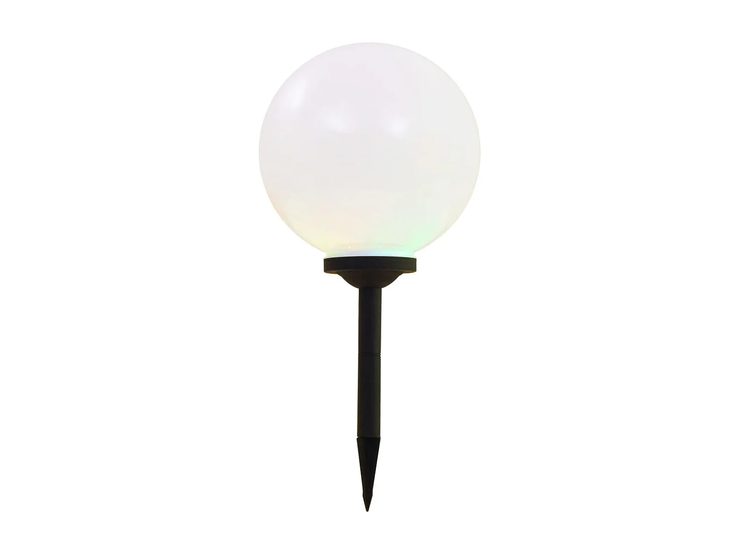 Candeeiro solar de exterior LED 4 pcs esférico 30 cm RGB PT215991