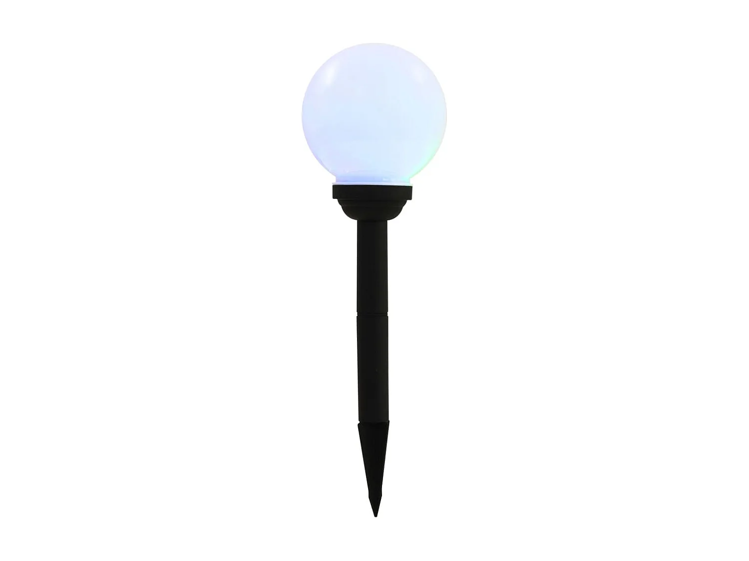 Solarlampen 8 st LED rond 15 cm RGB BE428502