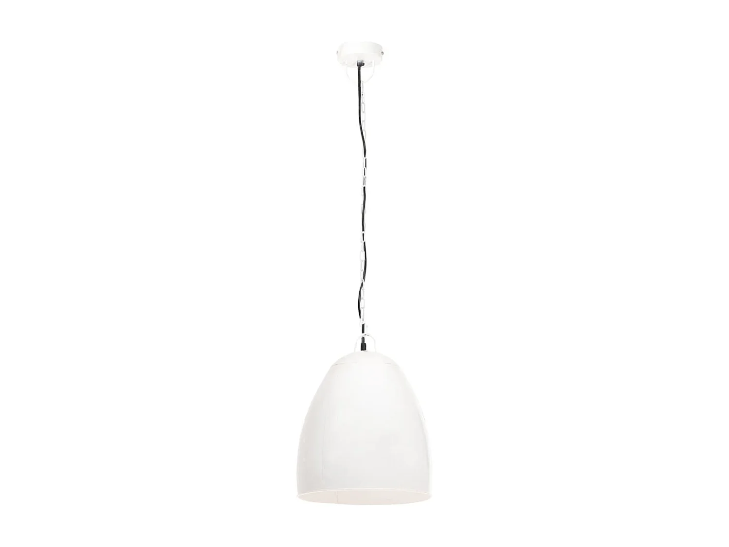 Lampe suspendue industrielle 25 W Blanc Rond 42 cm E27 FR867079