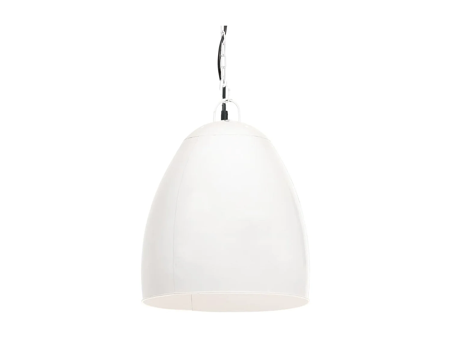 Hanglamp industrieel rond 25 W E27 42 cm wit BE692039