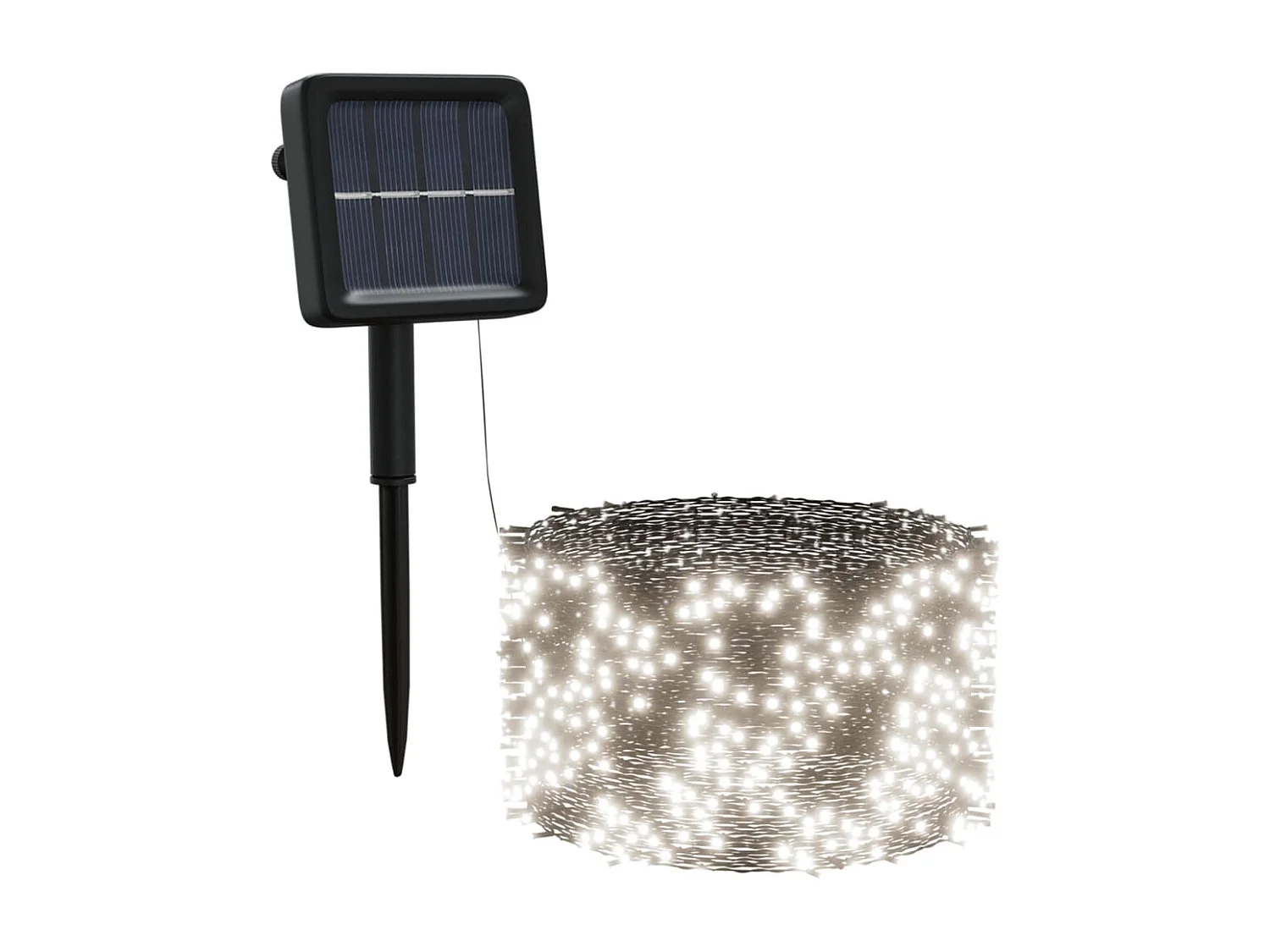 Lampes solaires 5 pcs 5x200 LED Blanc froid Intérieur Extérieur FR729282