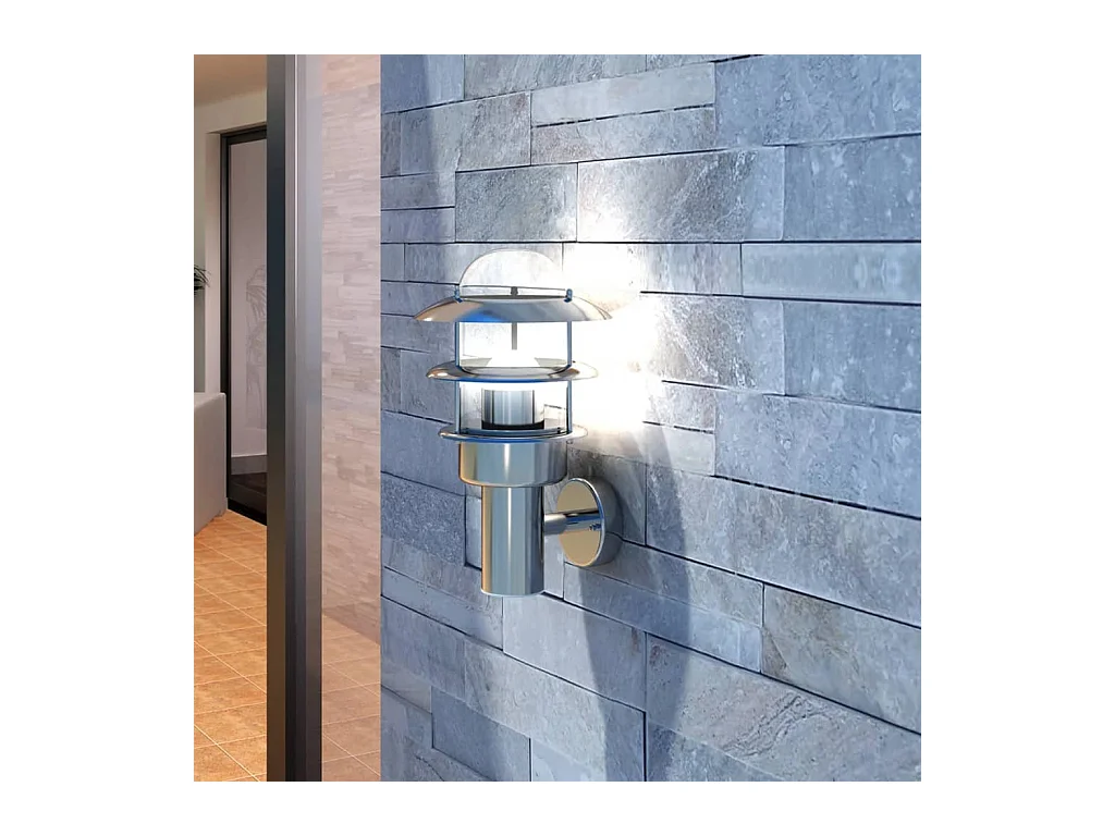 Lampe murale LED de patio Acier inoxydable FR990528