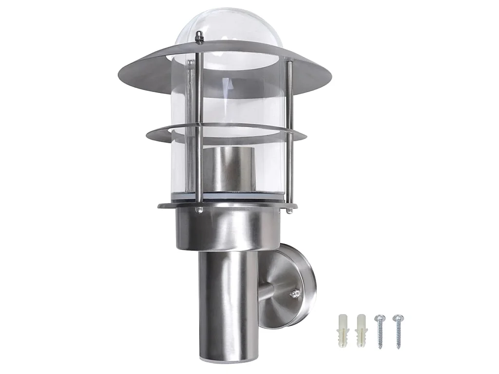 Lámpara de pared de exterior de acero inoxidable ES617394