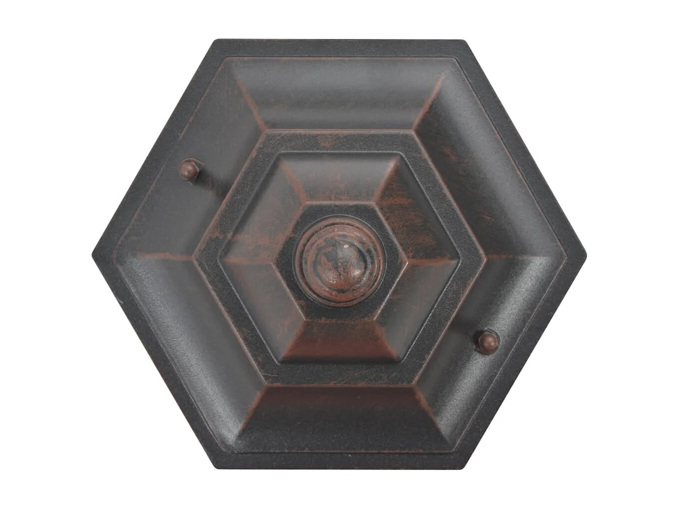 Paalverlichting voor tuin E27 110 cm aluminium brons 6 st BE778934