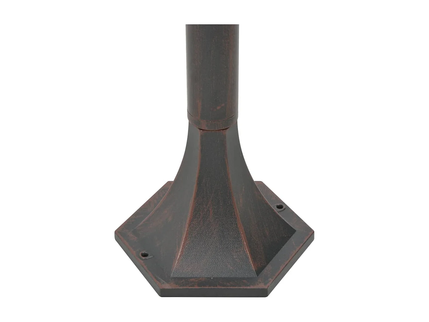 Paalverlichting voor tuin E27 110 cm aluminium brons 6 st BE778934