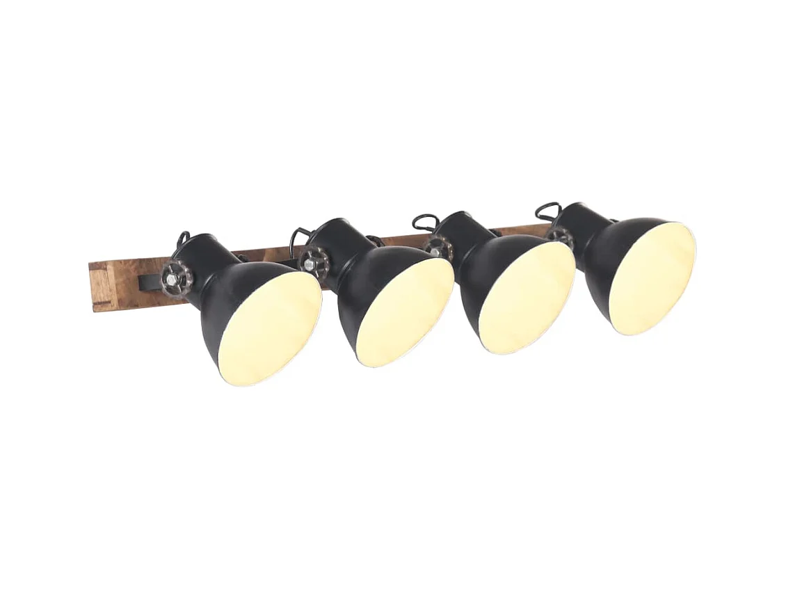 Lampe murale industrielle Noir 90x25 cm E27 FR701030
