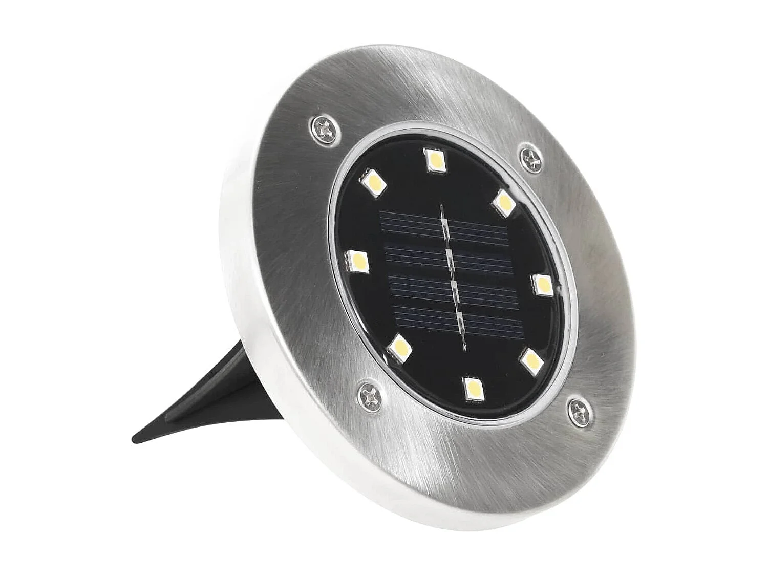Grondlampen 8 st solar LED warmwit BE511903