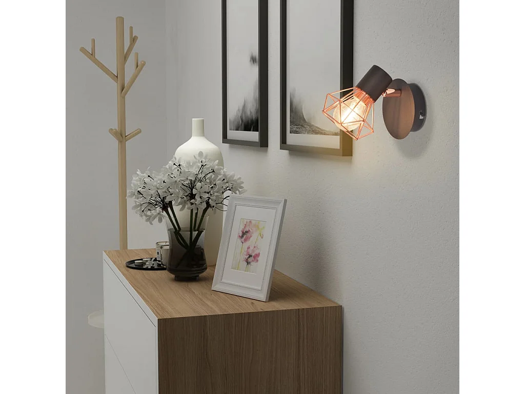 Lámparas de pared con 2 bombillas LED de filamento 2 uds 8 W ES531744