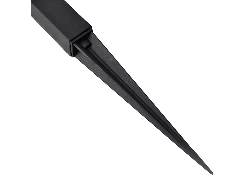 Ensemble de 12 lampes LED solaires avec piquet 8,6x8,6x38 cm FR316873