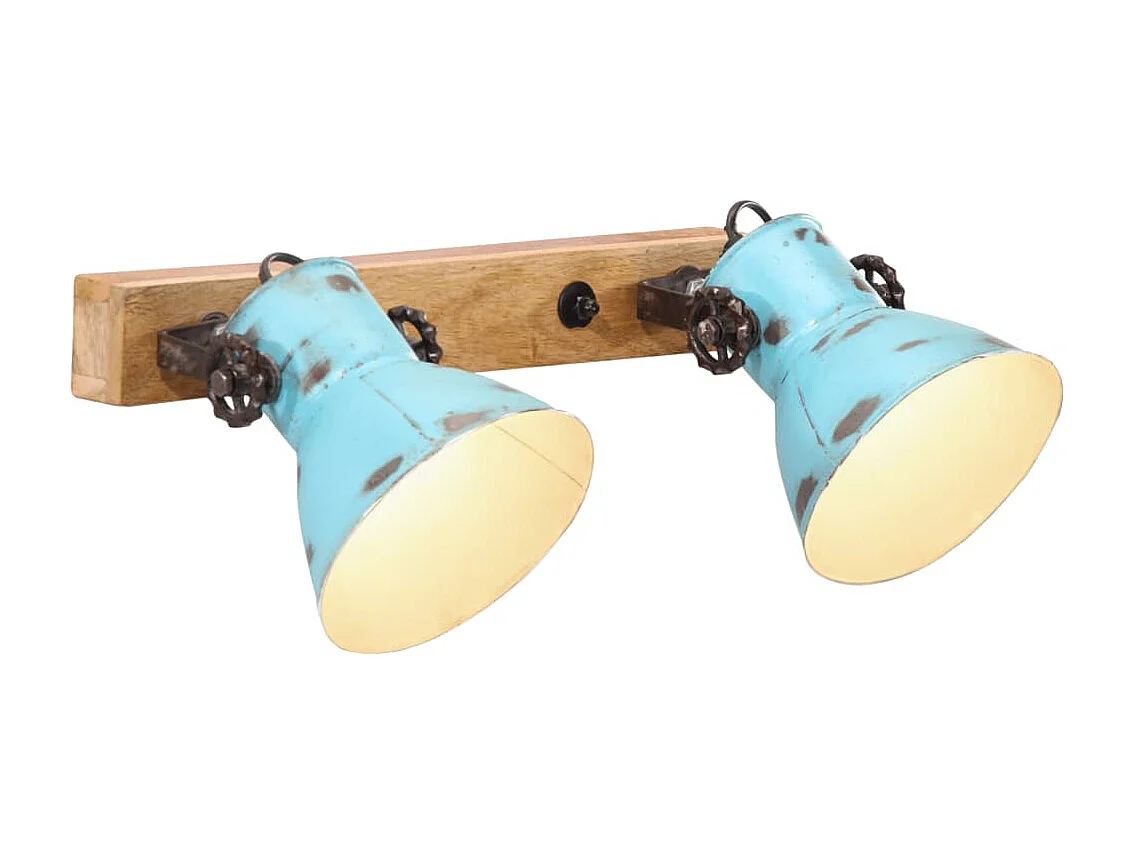 Lampe murale 25 W bleu délavé 45x25 cm E27 FR328441