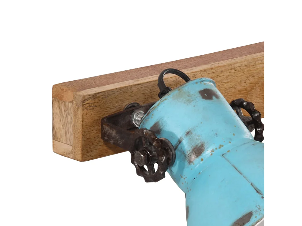 Lampe murale 25 W bleu délavé 45x25 cm E27 FR328441