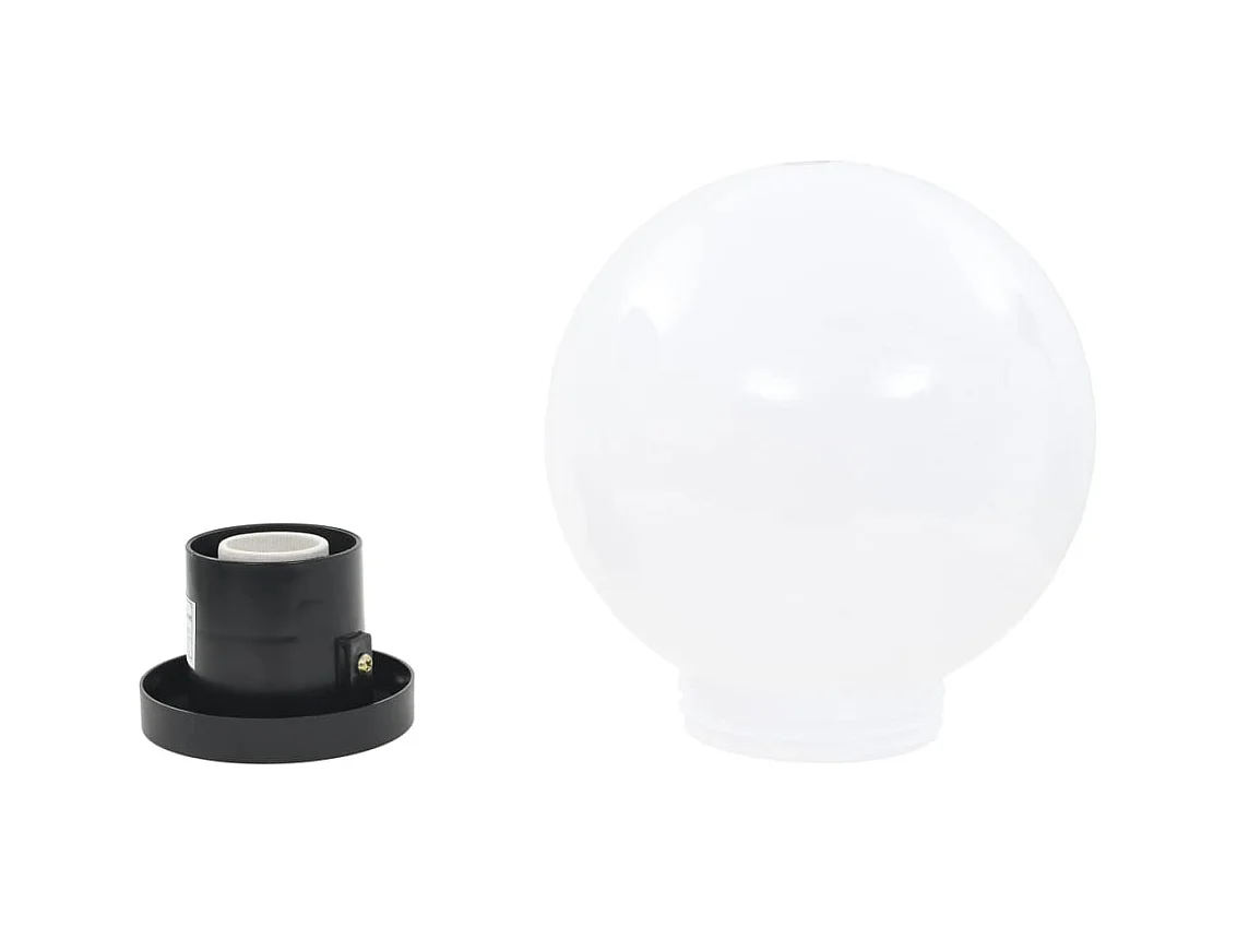 Lampes à LED sous forme de boule 4 pcs Sphérique 20 cm PMMA FR133630