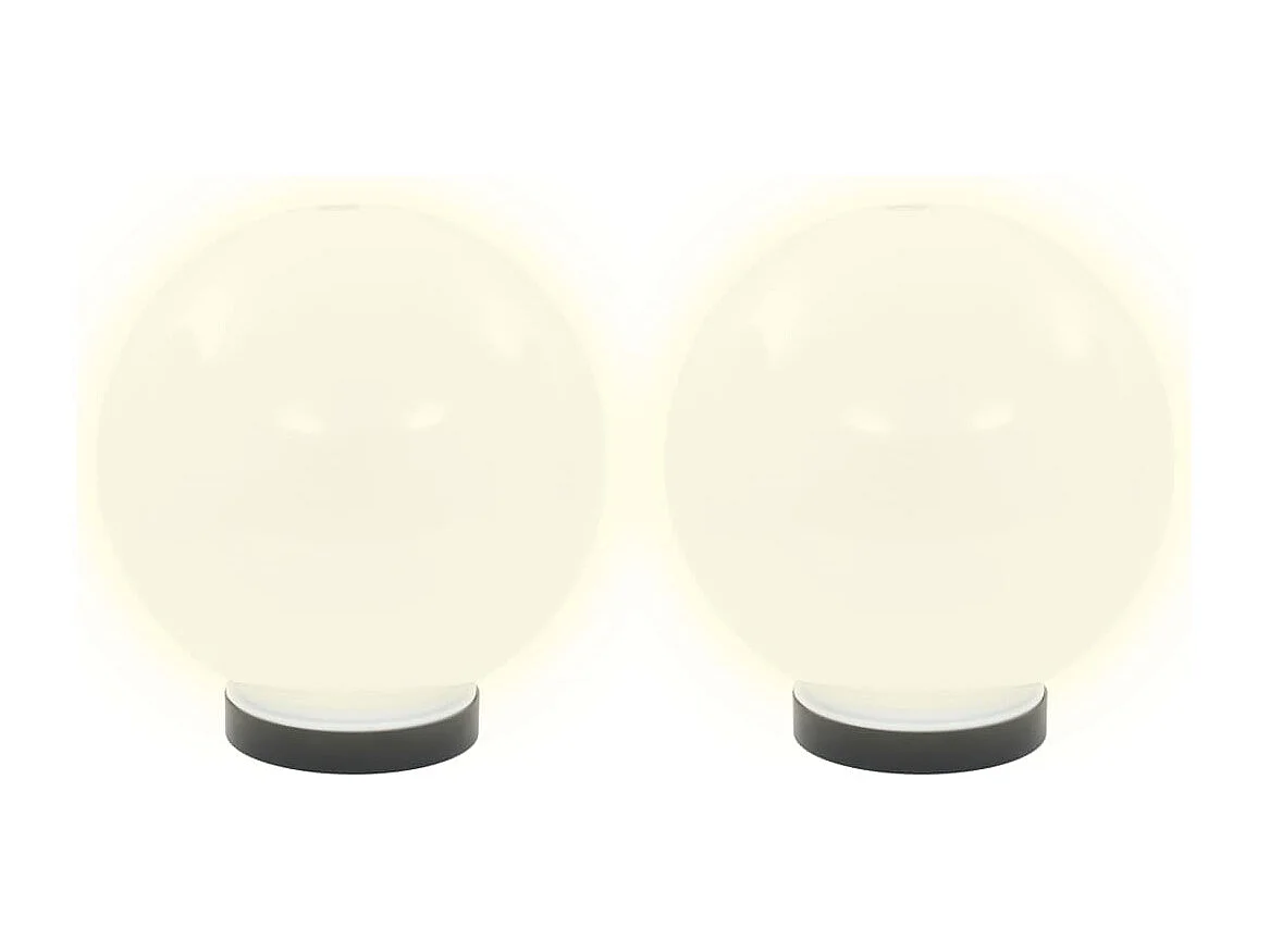 Lampes à LED sous forme de boule 4 pcs Sphérique 20 cm PMMA FR133630