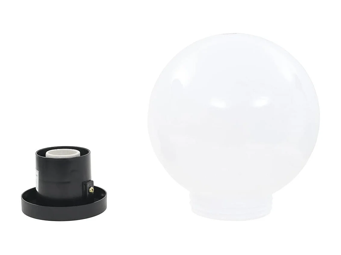 Lampes à LED sous forme de boule 4 pcs Sphérique 20 cm PMMA FR133630