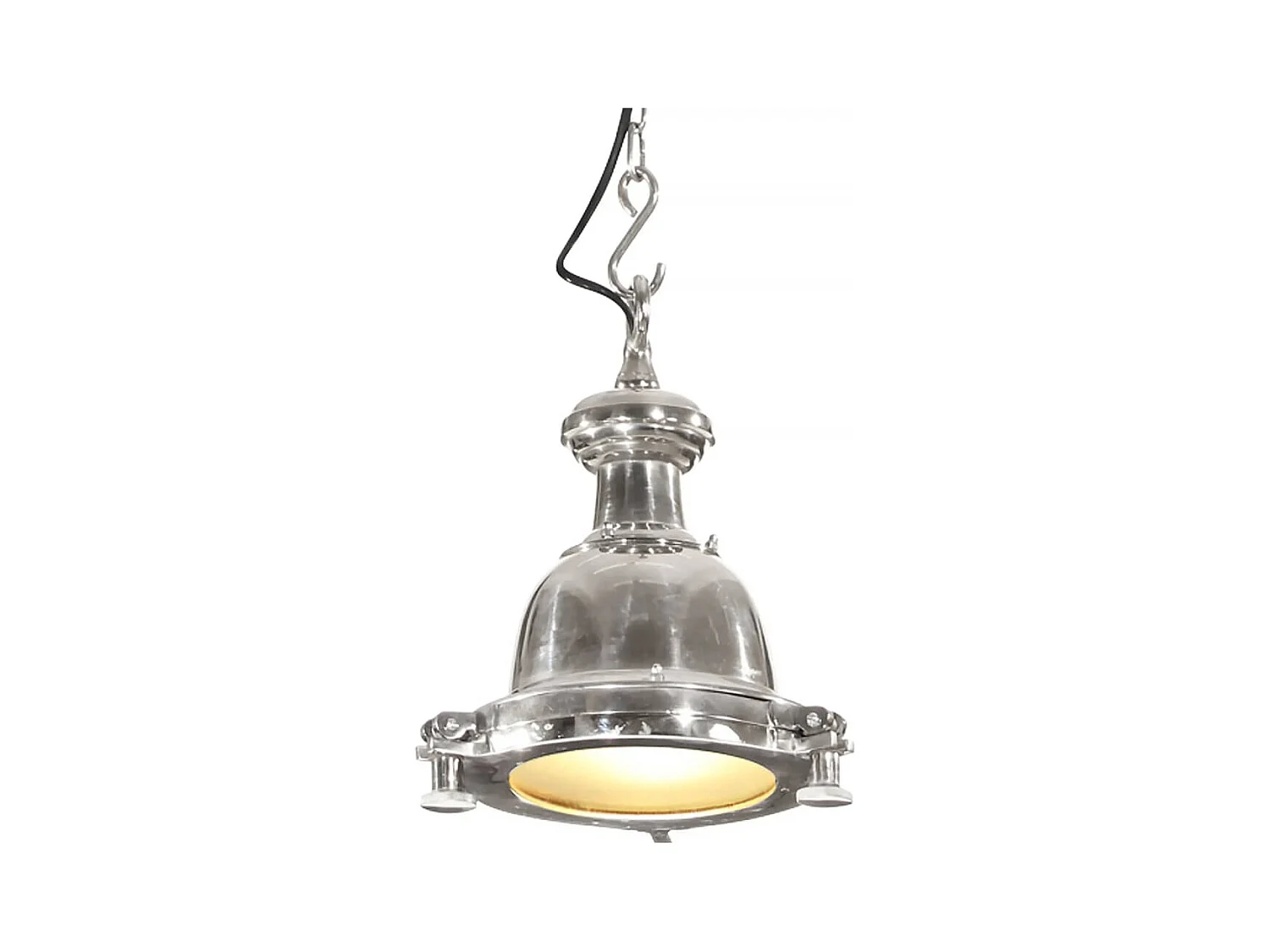 Lampe suspendue 25x25x136 cm aluminium FR378956