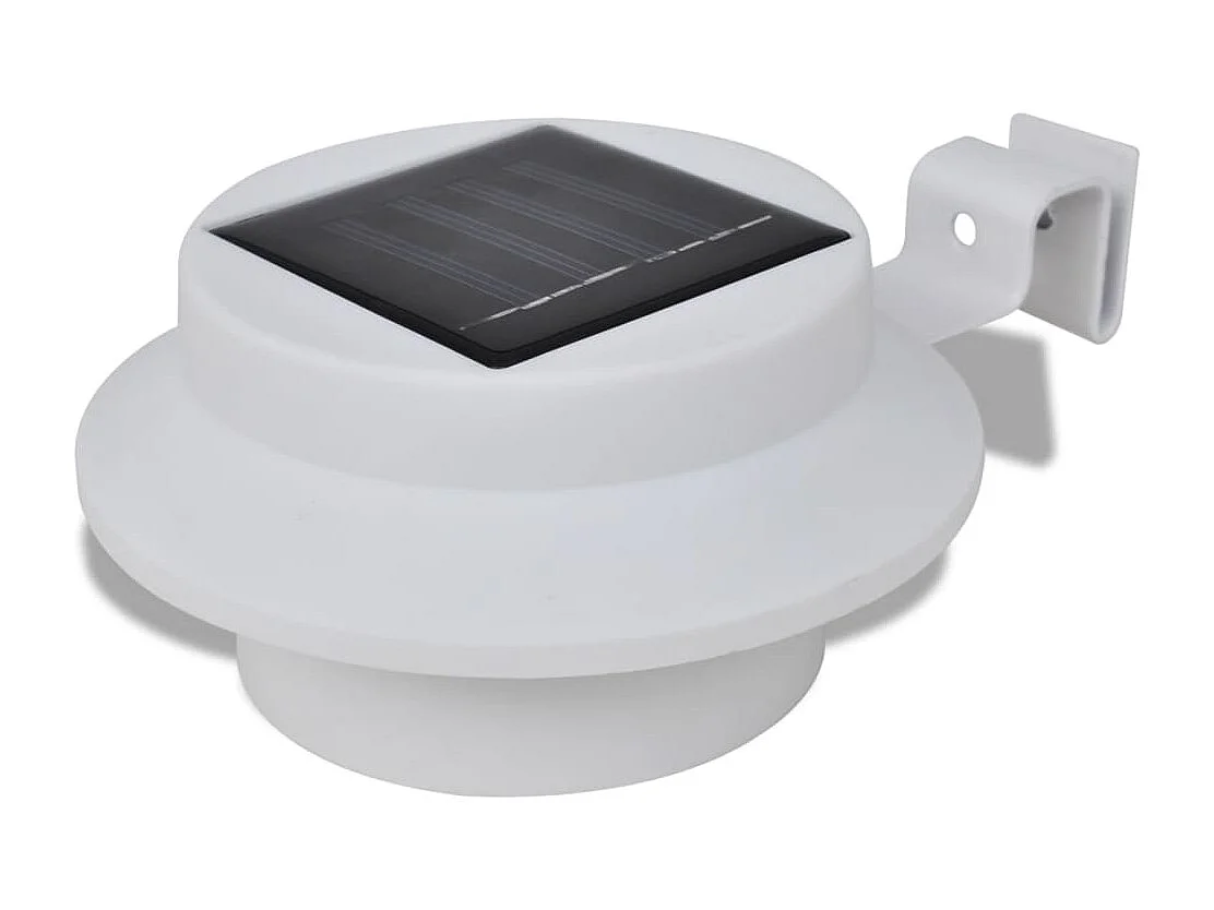 Conjunto Lâmpada Solar 6 Peças de Exterior para a Cerca Calha PT919669