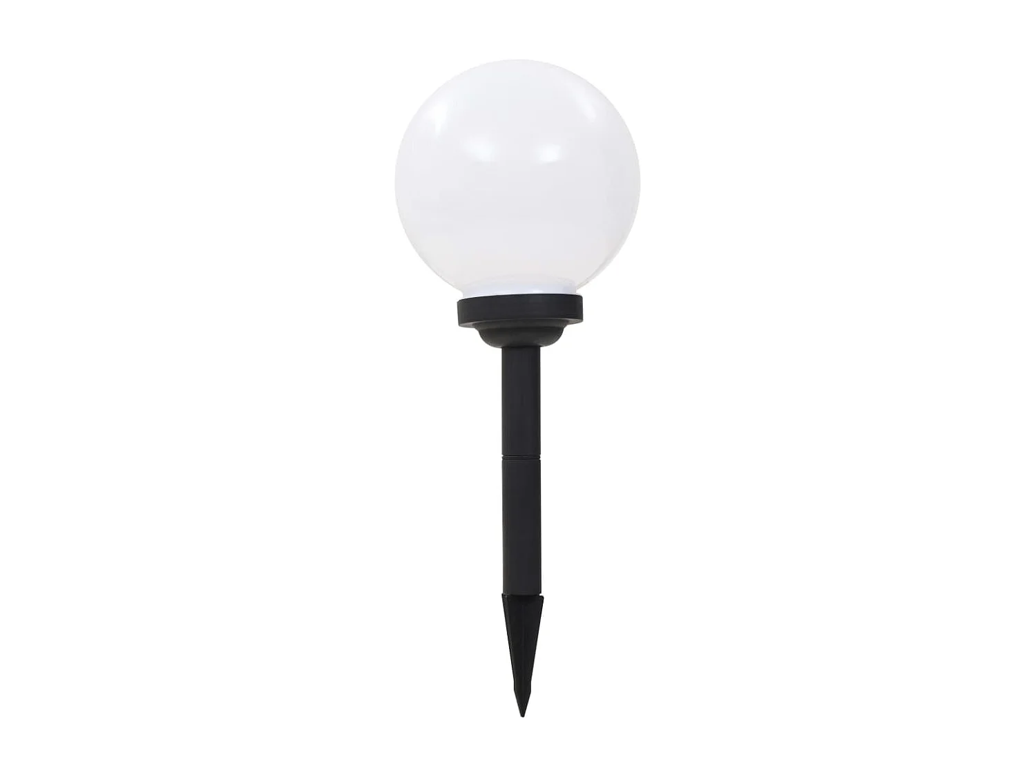 Lampe LED sphérique solaire d'extérieur 3 pcs 20 cm RVB FR989809